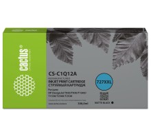 -/ Картридж струйный Cactus CS-C1Q12A №727 черный (300мл) для HP Designjet T920/T930/T1500/T1530