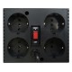 Стабилизатор напряжения/ Powercom TCA-1200 Black Tap-Change, 600W