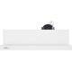 ВЫТЯЖКА HOMSair Flat 50 White/ встраиваемая, кнопочное управление, 2 скорости, 520 м3/ч, до 20 м2, 45 дБ, угольный фильтр CF110 - 1 шт, ШхВхД: 500х176х280 мм, белый цвет