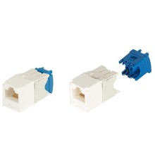Неэкранированный модуль MiniCom TX6A 10Gib белый/ Mini-Com Module, Cat 6A, UTP, 8 pos 8 wi
