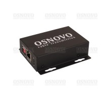 Удлинитель Ethernet+PoE OSNOVO E-PoE/1A PoE удлинитель 10M/100M Fast Ethernet на 400м (до 30W). Увеличение расстояния передачи данных + питание на 100м (В режиме "S" - до 400м). Совместим с оборудованием PoE IEEE 802.3af/at.