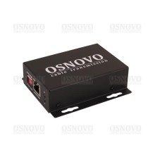 Удлинитель Ethernet+PoE OSNOVO E-PoE/1A PoE удлинитель 10M/100M Fast Ethernet на 400м (до 30W). Увеличение расстояния передачи данных + питание на 100м (В режиме "S" - до 400м). Совместим с оборудованием PoE IEEE 802.3af/at.