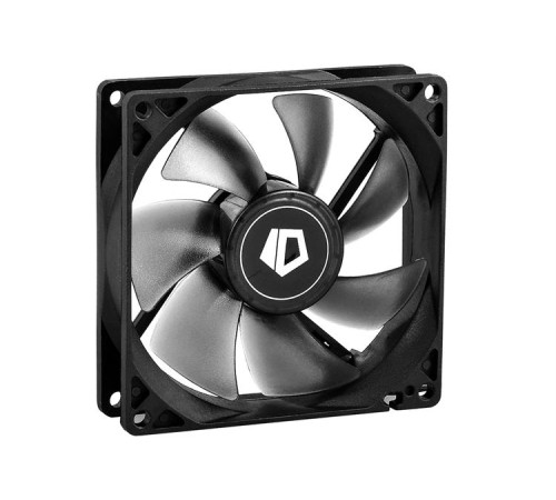 Вентилятор для корпуса ID-COOLING NO-9225-SD 92x92x25мм (156шт./кор, 3pin, черный, 1500об/мин)  BOX