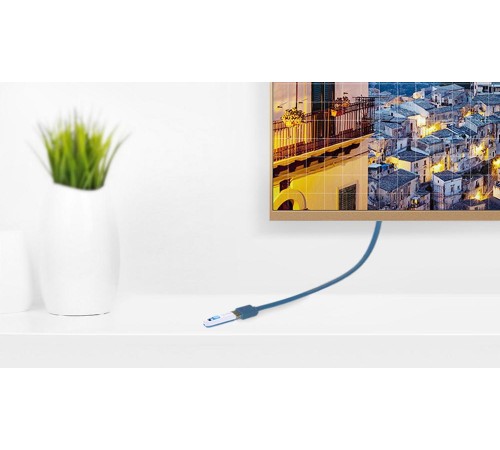 Greenconnect Удлинитель PROF 0.5m USB 2.0, AM/AF, плоский синий, морозостойкий, GCR-UEC2M2-BD-0.5m Greenconnect Удлинитель PROF 0.5m USB 2.0, AM/AF, плоский синий, морозостойкий, GCR-UEC2M2-BD-0.5m