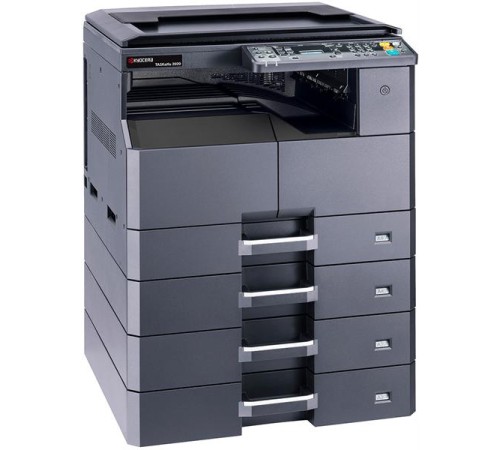 мфу Kyocera TASKalfa 2020 (P/S/C, черно-белая печать, А3, 20 стр/мин, 600 x 600 dpi, duplex, 256 МБ, USB, старт.тонер - да, 3.000, ориг.тонер TK-4140~16.000 , альт. 1102ZR3NL0)