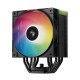 Кулер для процессора DEEPCOOL AG500 BK ARGB V2 LGA1700/1200/115X/AM5/AM4 (12шт/кор, TDP 240W, PWM, ARGB Fan 120mm, 5 тепл. трубок) RET