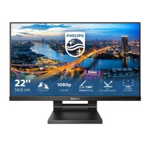Монитор LCD 21.5'' 16:9 1920х1080(FHD) IPS, TOUCH, 75 Hz, 250 cd/m2, 1000:1, 50М:1, 4ms, VGA, HDMI, DP, USB-Hub, Height adj, Tilt, Speakers, Black
