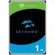 Жесткий диск/ HDD Seagate SATA 1TB Skyhawk 5400rpm 256Mb 1 year warranty (replacement ST1000VX012)