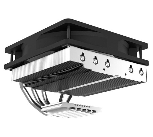 Кулер для процессора ID-COOLING IS-50 MAX RGB V3 LGA1700/1200/115X/AM5/AM4 низкопрофильный высота 77mm (27шт/кор, TDP 130W, PWM, 5 тепл.трубок, RGB FAN 120mm) BOX
