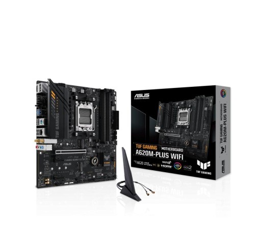 Материнская плата/ TUF GAMING A620M-PLUS WIFI Материнская плата/ TUF GAMING A620M-PLUS WIFI