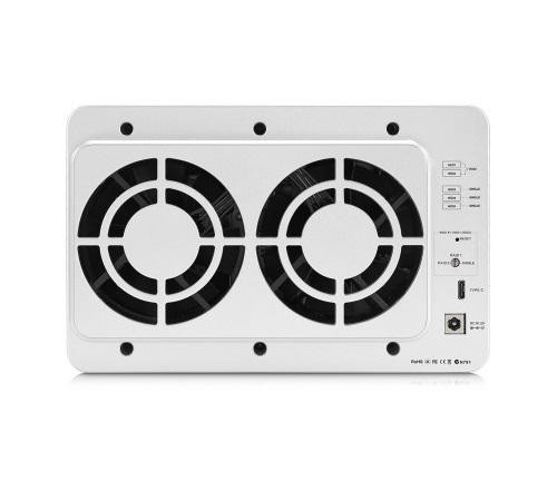 Система хранения данных TerraMaster D5-300C DAS tower/ 2xHDDs RAID0,1,SD+3HDDs SD only/up to 5 HS SATA(3,5' or 2,5')/1xUSB3.1 Type-C gen1/1xPS/1YW (существенное повреждение коробки)
