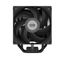 Кулер для процессора/ CPU Cooler PCCooler RT500 BK (240W, 4-pin PWM, LED temp., 152mm, Al/Cu, 5x6mm, 1x120mm, 73.32CFM, 34.9dBA, 2200RPM, S: 1851/1700/1200/115X, AM5/AM4, black)
