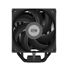 Кулер для процессора/ CPU Cooler PCCooler RT500 BK (240W, 4-pin PWM, LED temp., 152mm, Al/Cu, 5x6mm, 1x120mm, 73.32CFM, 34.9dBA, 2200RPM, S: 1851/1700/1200/115X, AM5/AM4, black)