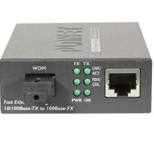 FT-806A20 медиа конвертер/ 10/100TX - 100Base-FX (WDM) Bi-directional Fiber Converter - 1310nm - 20KM, LFPT