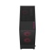 Корпус ПК без блока питания/ Case Fractal Design Pop Air RGB Magenta Core TG Clear Tint, Midi-Tower, 3x120mm RGB, 2xUSB-A 3.2 ATX, mATX, mITX Black/Magenta