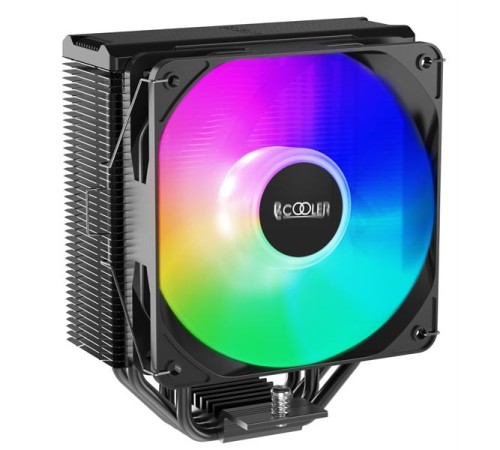Кулер для процессора PCCooler Paladin EX400S S115X/1200/1700/AM4 (24 шт/кор, TDP 180W, 120mm PWM LED FAN, 4 тепловые трубки 6мм, 800-1800RPM, 28,6dBa)