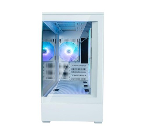 корпус ZALMAN P30 White, MATX, WHITE, WINDOW, 2x3.5", 3x2.5", 1xUSB TYPE-C, 1xUSB3.0, SIDE 2x120mm ARGB, REAR 1x120mm ARGB (после тестирования)