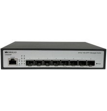 Коммутатор/ Управляемый L2 коммутатор, 8x10GBase-X SFP+, консольный порт RJ-45, комплект для установки в 19" стойку