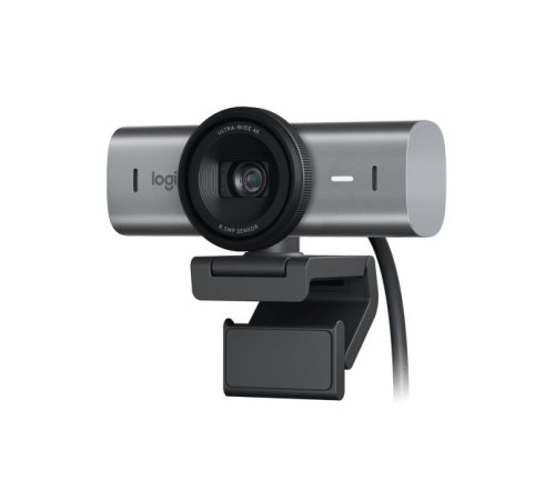 Веб-камера Logitech Webcam Brio MX 4К, 3840x2160, Pale Grey [960-001554]