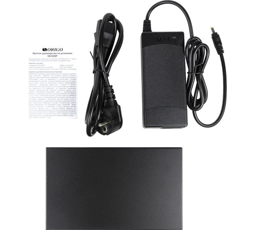 Коммутатор/ Unmanaged Switch 8x100Base-TX PoE, 1x1000Base-X SFP, PoE Budget 80W, metal case