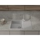 Кухонная мойка GRANFEST URBAN 678L gray 1-чаша+крыло 780*490мм, монтаж: врезной, материал: кварц, цвет: серый