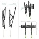 ONKRON кронштейн для телевизора 32"-70" наклонный, чёрный TM5 (Мятая упаковка)