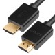 Greenconnect Кабель 10.0m, HDMI версия 2.0 HDR 4:2:0, Ultra HD, 4K 60 fps 60Hz/5K*30Hz, 3D, AUDIO, 18.0 Гбит/с, 28/28 AWG, OD7.3mm, тройной экран, черный, GCR-HM311-10.0m