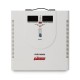 Стабилизатор POWERMAN AVS 10000D, ступенчатый регулятор, цифровые индикаторы уровней напряжения, 10000ВА, 140-260В, максимальный входной ток 50А, клеммная колодка, IP-20, напольный, 410мм х 280мм х 310мм, 15.5 кг./ Stabilizer POWERMAN AVS 10000D, step-ty