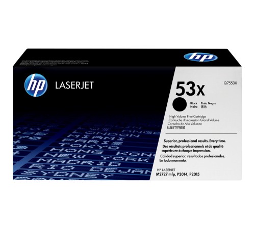 Тонер-картридж/ HP LaserJet Q7553X Black Print Cartridge Тонер-картридж/ HP LaserJet Q7553X Black Print Cartridge