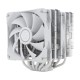 Кулер для процессора/ CPU Cooler Thermalright Peerless Assassin 120 White (4-pin PWM, 157mm, Ni/Cu, 6x6mm, 2x120mm, 66.17CFM, 25.6dBA, 1550RPM, S: 2011, -3, 2066, 1200, 1700, 1851, 115x, AM4, AM5, white)