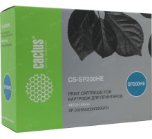 -/ Картридж лазерный Cactus CS-SP200HE 407262 черный (2600стр.) для Ricoh SP 202SN/200N/203SFN