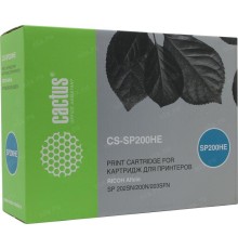 -/ Картридж лазерный Cactus CS-SP200HE 407262 черный (2600стр.) для Ricoh SP 202SN/200N/203SFN