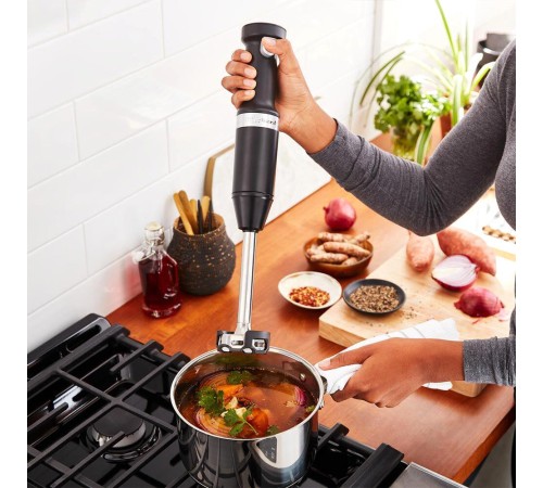 Погружной блендер KitchenAid с аксессуарами,Черный