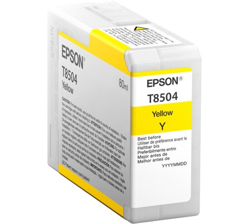 Картридж/ T850 SC-P800 Yellow T850400 UltraChrome HD ink 80ml Картридж/ T850 SC-P800 Yellow T850400 UltraChrome HD ink 80ml