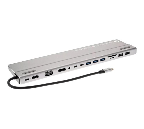 Адаптер/ Адаптер TypeC -->3*USB3.0+2*USB2.0+VGA+RJ45+SD+TF+AUD+HDMI+DP+2*USB3.1 Data+PD<CU4703> Адаптер/ Адаптер TypeC -->3*USB3.0+2*USB2.0+VGA+RJ45+SD+TF+AUD+HDMI+DP+2*USB3.1 Data+PD<CU4703>