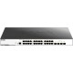 Коммутатор/ DGS-3000-28L/B Managed L2 Switch 24x1000Base-T, 4x1000Base-X SFP, Surge 6KV, CLI, RJ45 Console, RPS, Dying Gasp