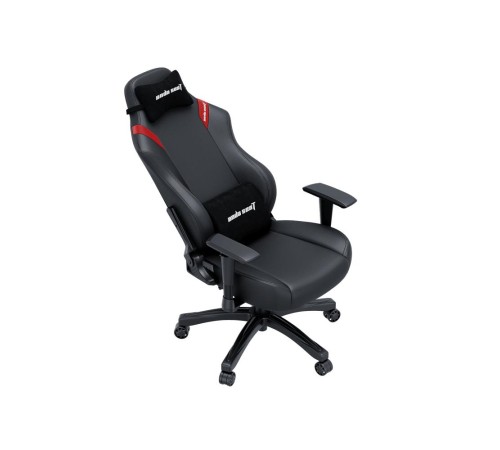 Кресло игровое Anda Seat Luna series цвет черный с красными вставками, размер L (110кг), материал ПВХ (модель AD18) Кресло игровое Anda Seat Luna series цвет черный с красными вставками, размер L (110кг), материал ПВХ (модель AD18)