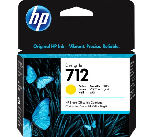 Картридж/ HP 712 29-ml Yellow DesignJet Ink Cartridge