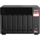 Сетевое хранилище без дисков/ SMB QNAP TS-673A-8G NAS, 6 trays 3,5"/2,5", 2x2,5 GbE BASE-T, 2 x M.2 NVMe 2280 slots, quad-core AMD Ryzen V1500B 2,2 GHz, 8 GB SO-DIMM DDR4 (1 x 8 GB) up to 64GB (2x32 GB)
