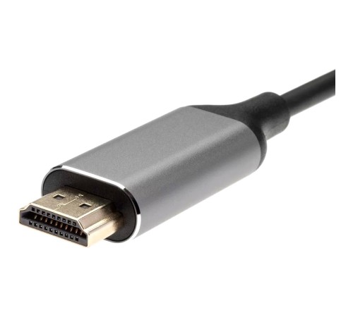 Кабель/ Кабель USB 3.1 Type-Cm --> HDMI A(m) 4K@60Hz,1.8m,Alum,iOpen(Aopen/Qust) <ACU423MC-1.8M>