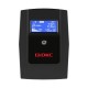 Линейно-интерактивный ИБП ДКС серии Info LCD, 600 ВА/360 Вт, 1/1, 3xIEC C13, USB + RJ45, LCD, 1x7Aч