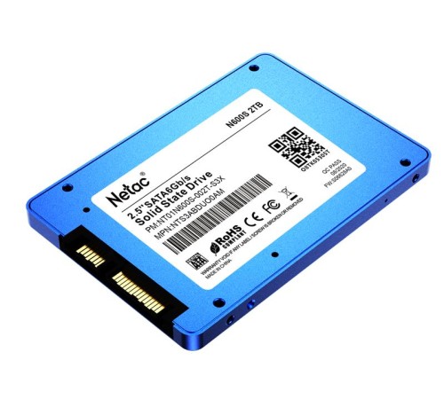 SSD накопитель Netac SSD N600S 2TB 2.5 SATAIII 3D NAND, 7mm, R/W up to 545/500MB/s, TBW 1120TB, 5y wty SSD накопитель Netac SSD N600S 2TB 2.5 SATAIII 3D NAND, 7mm, R/W up to 545/500MB/s, TBW 1120TB, 5y wty