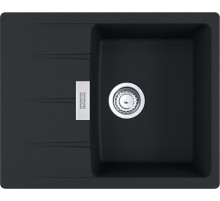 Мойки Franke/ Best, Centro, Мойка CNG 611/211-62, Fragranite+, на столешницу, черный матовый
