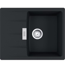 Мойки Franke/ Best, Centro, Мойка CNG 611/211-62, Fragranite+, на столешницу, черный матовый