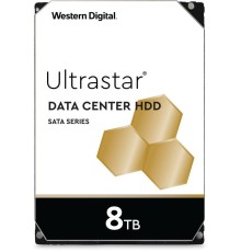 Жесткий диск/ HDD WD SATA Server 8Tb Ultrastar 7200 6Gb/s 256MB  1 year warranty