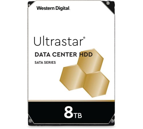 Жесткий диск/ HDD WD SATA Server 8Tb Ultrastar 7200 6Gb/s 256MB  1 year warranty