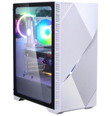 корпус ZALMAN Z3 ICEBERG, ATX, WHITE, WINDOW, 5x3.5", 1x2.5", 1xUSB2.0, 2xUSB3.0, FRONT 1x120mm ARGB, REAR 1x120mm ARGB
