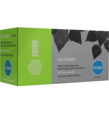 -/ Картридж лазерный Cactus CS-CF360X CF360X черный (12500стр.) для HP CLJ M552dn/M553dn/M553N/M553x