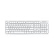 Комплект проводной Dareu MK185 White (белый), клавиатура LK185 (мембранная, 104кл, EN/RU, 1,8м) + мышь LM103 (1,8м), USB
