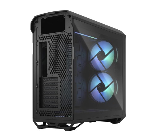 Корпус ПК без блока питания/ Case Fractal Design Torrent RGB, Full-Tower, 2x180mm + 3x140mm RGB, 2xUSB-A 3.2 + 1xUSB 3.2 Type-C E-ATX, SSI-CEB, SSI-EEB, ATX, mATX, mITX Black
